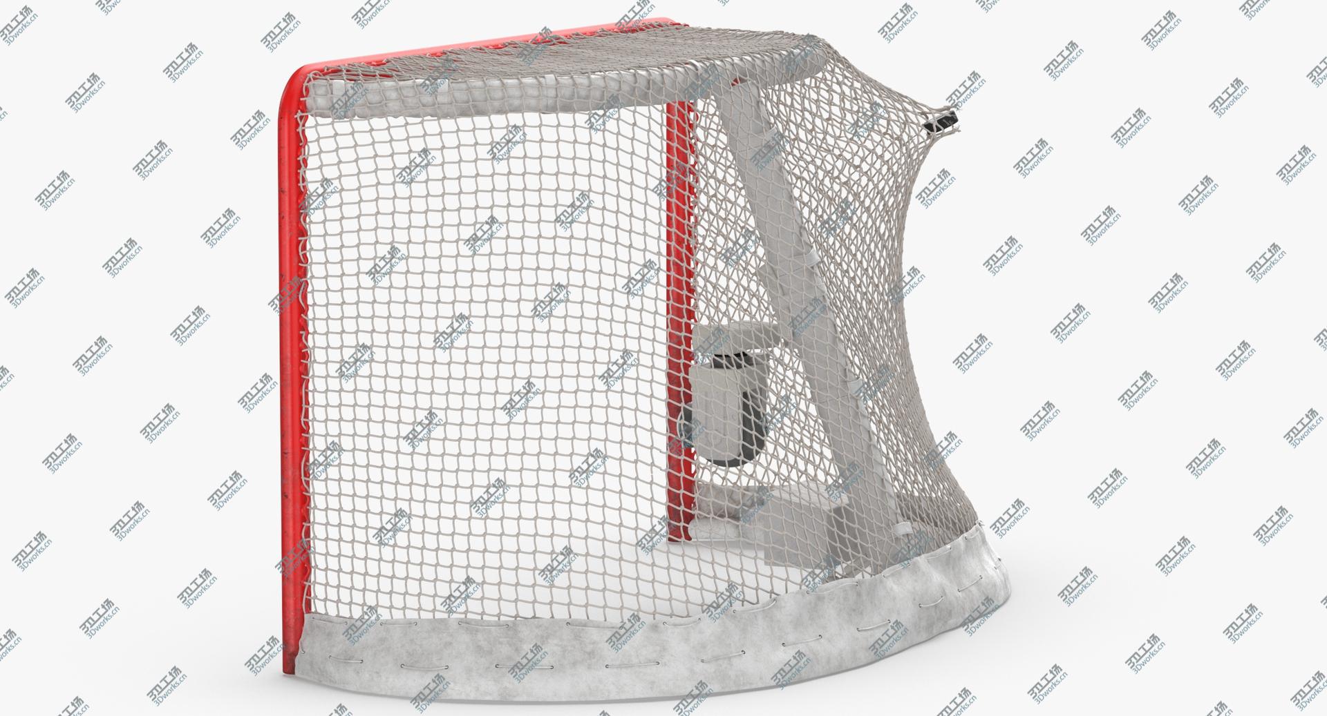 images/goods_img/20210319/3D Ice Hockey Goal With Puck Ripping Net Top 01 model/4.jpg